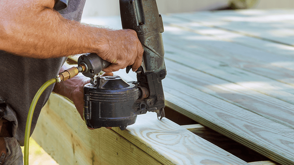 Deck Building Precise Painting