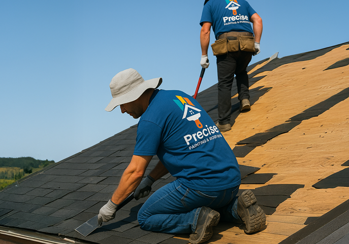 precise painting and roofing values